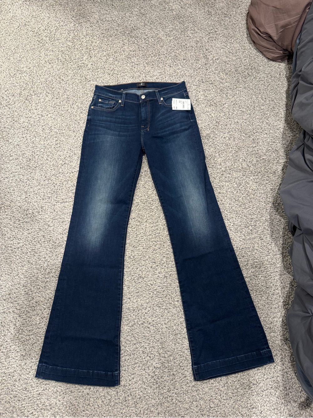 Dark Blue 7 for all mankind Women's Flared Jeans